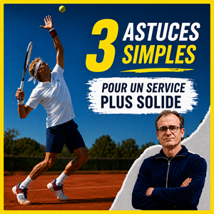 3 astuces simples pour un service plus puissant au tennis